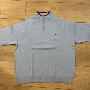 Vineyard Vines Quarter Zip Light Blue